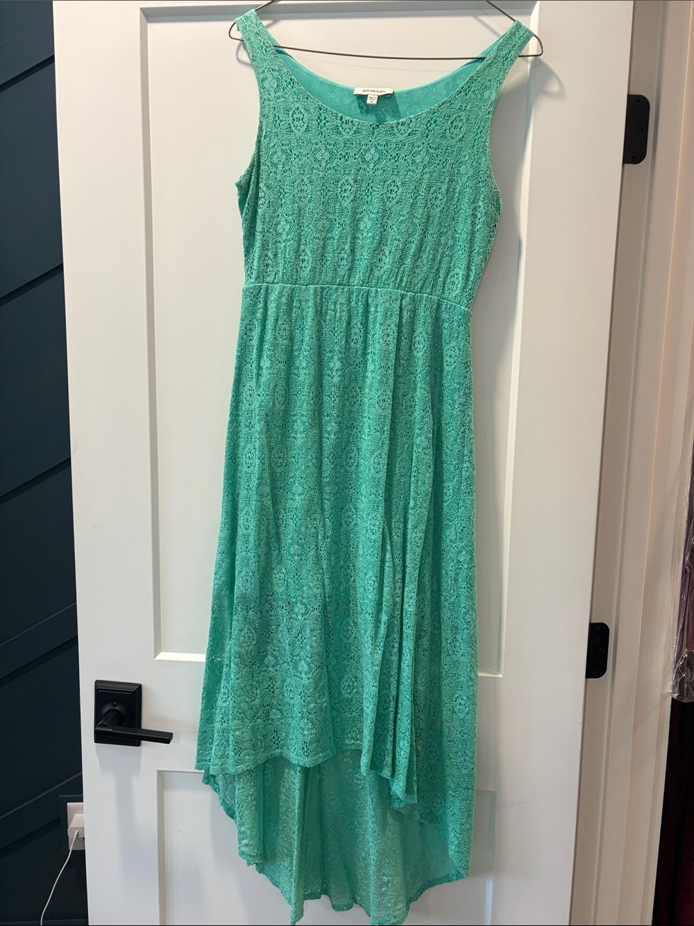 Women’s Mint Lace Hi-Low Dress